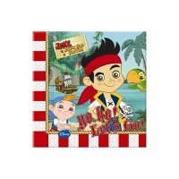 Guardanapos Jake the Pirate Adventure 16,5 x 16,5 cm - 20 unid.