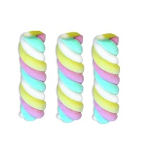 Marshmellows multicoloridos torcidos - Fini finitronc twistis - 125 unidades