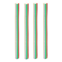 Alcaçuz multicolorido recheado- Fini rainbow pencils - 90 g
