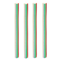 Alcaçuz multicolorido preenchido - Lápis arco-íris Fini - 90 gr