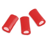 Morango vermelho alcaçuz recheado em cubos - Fini taco morango recheado - 1 kg