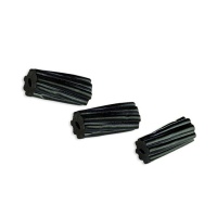 Alcaçuz preto torcido em cubos - Fini licorice blacks - 180 g
