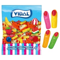 Dedos cortados coloridos - Vidal - 1 kg