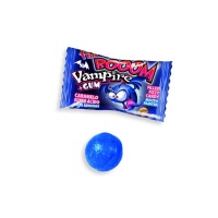 Chupa-chupas de língua com pastilha elástica - embalagem individual - Fini booom vampiro - 65 g