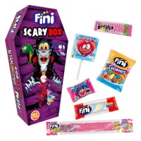 Caixão com objectos de Halloween - 92 gr