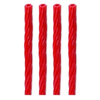 Alcaçuz vermelho de morango torcido - Fini torcidas twisted straws - 150 g