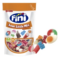 Saco sortido de gomas e alcaçuz mini com pica-pica - Fini Sour Little Mix - 165 gr