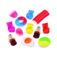 Saco sortido de gomas e alcaçuz - Fini clear little mix - 90 gr