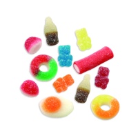 Saco sortido de mini jujubas e alcaçuz com pica pica - Fini Little mix - 90 gr