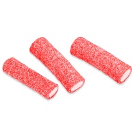 Alcaçuz vermelho morango recheado com pica pica em cubos - Fini jungle ropes recheados rebuçados géis - 90 g