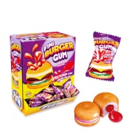 Pastilhas para hambúrgueres com recheio líquido - embalagem individual - Pastilhas Fini Burger - 200 unidades