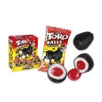 Pastilhas elásticas recheadas El Toro - embalagem individual - Fini el toro balls - 200 unidades
