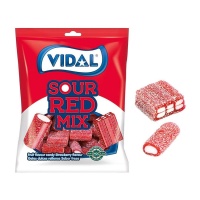 Saco sortido de alcaçuz vermelho e discos vermelhos - Fini Sensation Red Mix - 165 gr