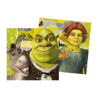 Guardanapos do Shrek 16,5 x 16,5 cm - 20 unidades