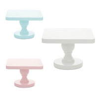 Suporte para bolos Candy quadrado 20 cm - Acme