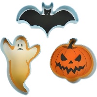 Cortadores com desenho de Halloween - PME - 3 unid.