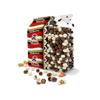 Bolas de chococranch e amendoins cobertos com 3 chocolates - 1 kg