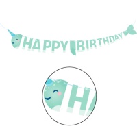 Grinalda Narwhal Happy Birthday 2,07 m