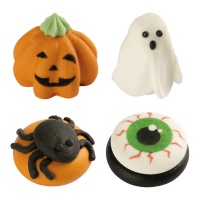 Bonecos de açúcar Halloween 3,1 x 3,6 cm - Dekora - 48 unidades