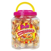 Mini hambúrgueres - embalagem individual - Trolli - 90 unidades