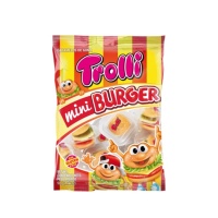 Gomas Mini hambúrgueres - embalagem individual - Trolli - 50 g