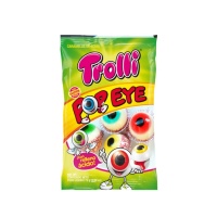 Olhos recheados - embalagem individual - Trolli pop eye - 75 g