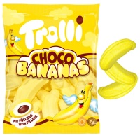 Bananas recheadas com chocolate - Trolli choco bananas - 150 g