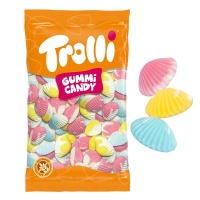 Amêijoas coloridas gomas - Trolli - 1 kg