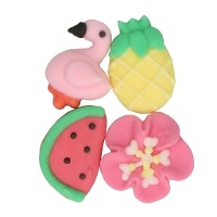 Figuras de açúcar havaianas - FunCakes - 8 unidades