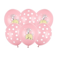 Balões de látex para bebé elefante 30 cm - 50 peças - PartyDeco