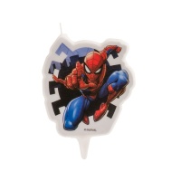 Vela Homem-Aranha 7,5 x 6,5 cm - 1 peça