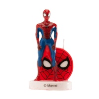 Vela de aniversário de Spiderman de 9 cm - 1 unidade