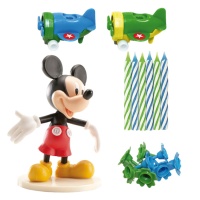 Figura para bolo de Mickey Mouse com velas - 21 unidades