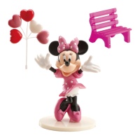 Decoração para bolo da Minnie Mouse - 3 unidades