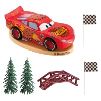 Decoração de bolo Cars - 6 pcs.