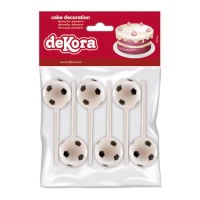 Palitos de futebol 3D - 6 peças