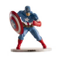 Figura para bolo Capitão América 8 cm - 1 peça