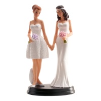 Noivas topo de bolo de casamento - 20 cm