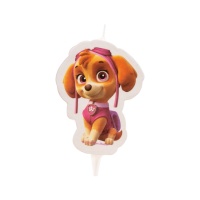 Vela Paw Patrol Paw Skye 6 x 7,5 cm - 1 peça