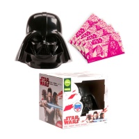 Caixa de dinheiro Darth Vader Star Wars com bolachas comestíveis