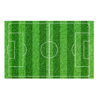 Papel de açúcar para campo de futebol de 20 x 30 cm