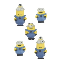 Figuras de açucar dos Minions - 5 unidades