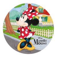 Folha de hóstia comestível de Minnie Mouse - 20 cm