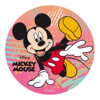 Bolacha comestível Mickey Mouse 20 cm