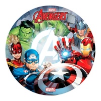 Bolacha comestível Avengers de 20 cm