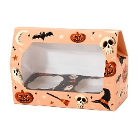 Caixa para 2 cupcakes de Halloween Boo - Azucren