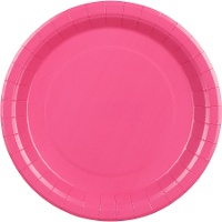 Pratos de 18 cm de papelão coloridos - 6 unidades