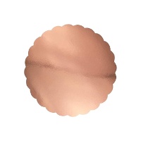 Base para bolo 25 x 25 x 0,5 cm com cantos arredondados - 3 unid.