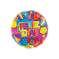 Balão de dia feliz 46 cm