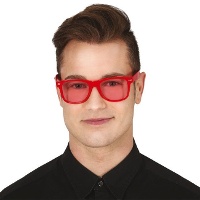 Óculos com lentes de cor